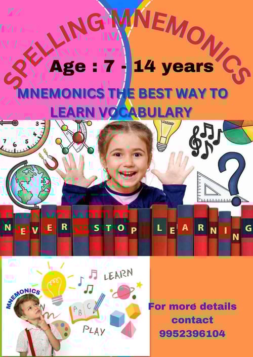 Dream big kids-Spelling Mnemonics