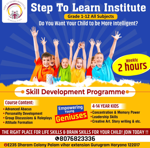 Step To Learn Institute-Skill Development Programme