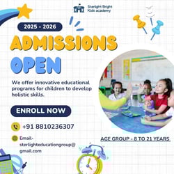 Sterlight Bright Kids Academy-Admissions Open 2025-2026