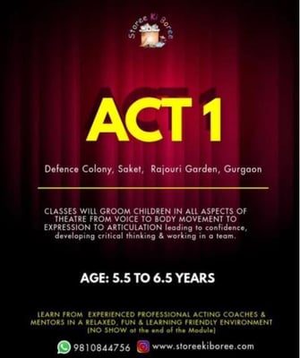 Storee Ki Boree: Acting classes 
