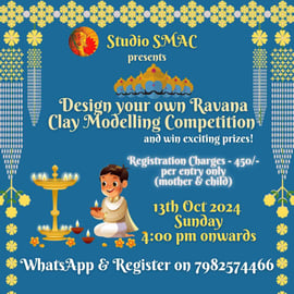 Studio SMAC-Design your own ravana clay modelling competition
