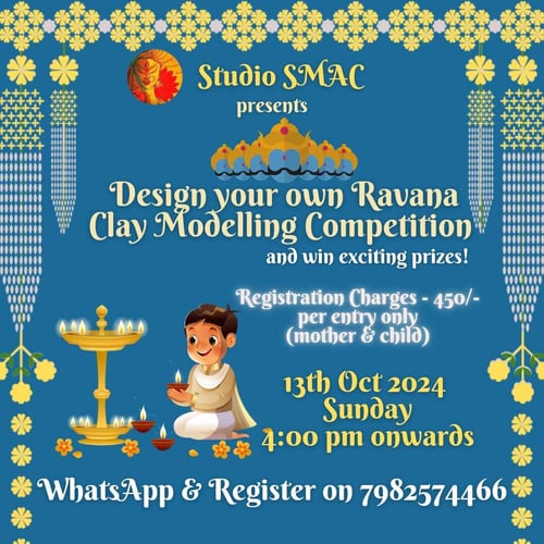 Studio SMAC-Design your own ravana clay modelling competition