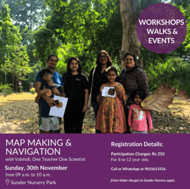 Sunder Nursery Park-Map making & Navigation