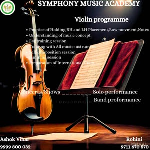 Symphony Music Academy-Violin programme