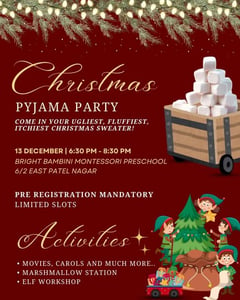 The Bright Bambini-Christmas Pyjama Party