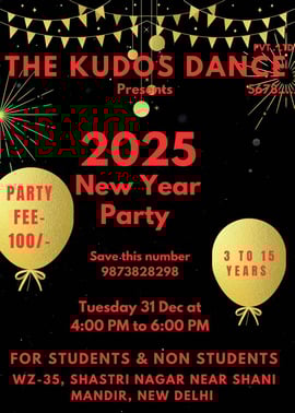 The Kudos Dance-2025 New Year Party for kids