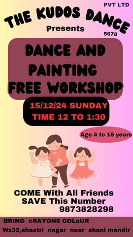 The Kudos Dance-Dance & Painting Free Workshop