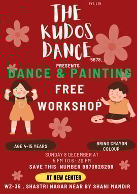 The Kudos Dance-Dance & Painting Free Workshop