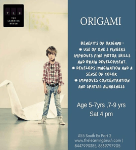 The Learning Brush-Art & Craft Origami Classes