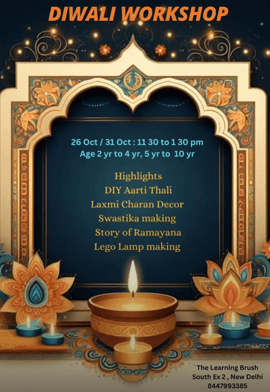 The Learning Brush-Diwali Workshop for kids