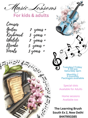 The Learning Brush-Music lessons for kids & adults