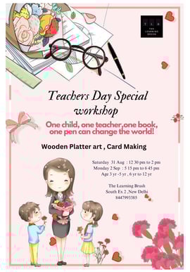 The Learning Brush-Teachers day special workshop