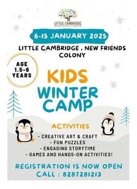 The Little Cambridge-Kids winter camp