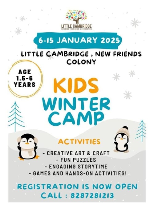 The Little Cambridge-Kids winter camp
