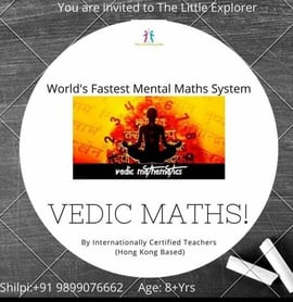 The Little Explorer-Vedic maths class for students
