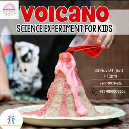 The Little Explorer-Voicano Science Experiment for kids