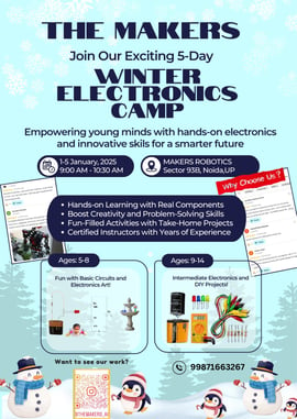 The makers robotics-Winter Electronics Camp