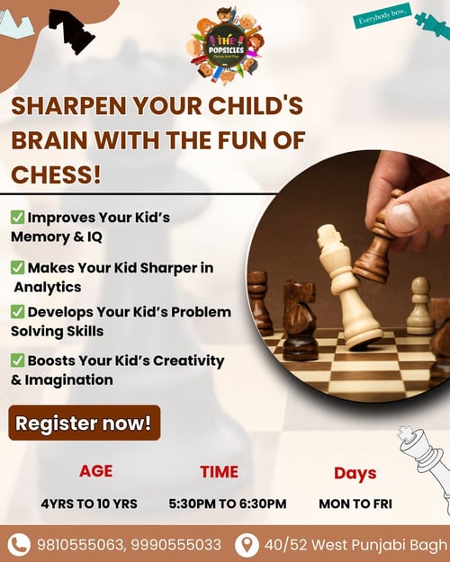 The Popsicles Early Learning Centre-Chess Classes