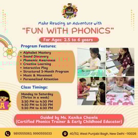 The Popsicles Early Learning Centre-Phonics Classes for kids
