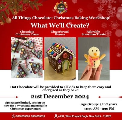 The Popsicles Learn & Play-Christmas baking Workshop