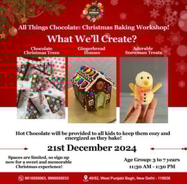 The Popsicles Learn & Play-Christmas baking Workshop