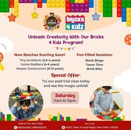 The Popsicles Learn & Play & Bricks 4 Kidz - Creativity with Bricks 4 kidz Program