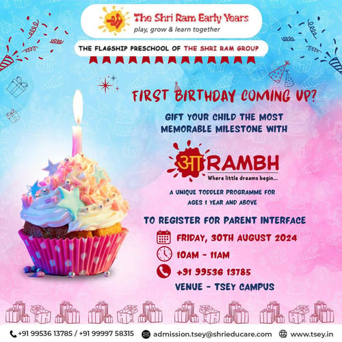 The Shri Ram Early Years-Aarambh (a unique toddler programme for little kids)