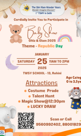 The Shri Ram Wonder Years-Baby Show-Glitz & Glam 2025