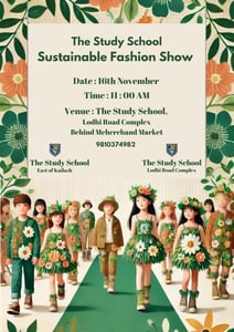 The Study School-Sustainable Fashion Show