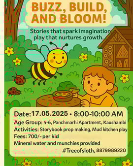 Treeofsloth-Buzz Build and Bloom Stories Workshop