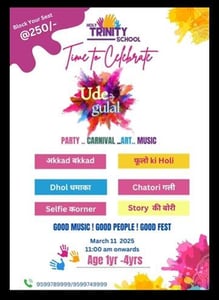 Holy Trinity School: Ude Gulal(Holi Party)