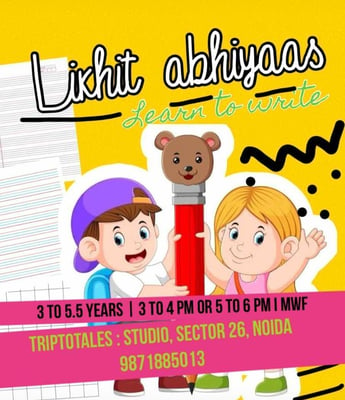 Triptotales Storytelling Centre-Likhit Abhiyaas Learn to write