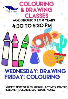 Triptotales Storytelling Centre-Colouring and Drawing Classes