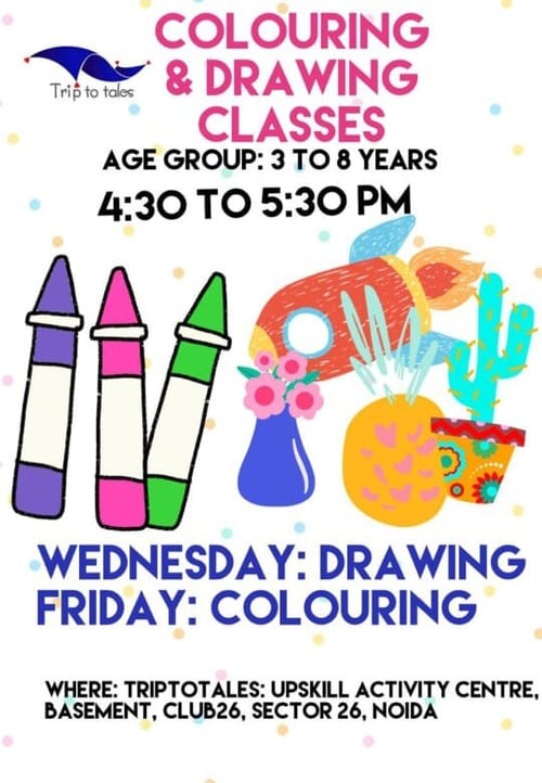 Triptotales Storytelling Centre-Colouring and Drawing Classes