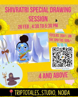 Triptotales Storytelling Centre-Shivratri Special Drawing Session
