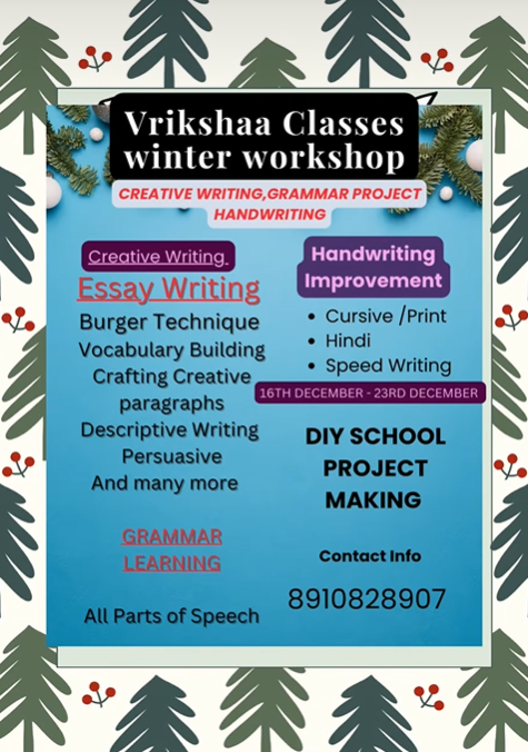 Vrikshaa Classes-Winter Workshop