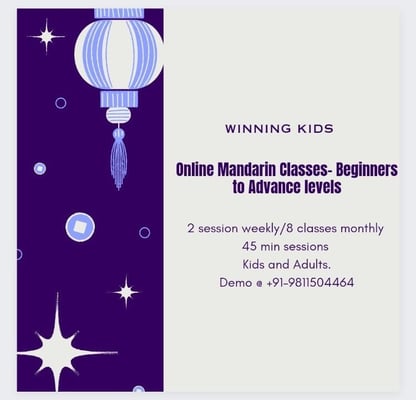 Winning Kids-Online Mandarin Classes
