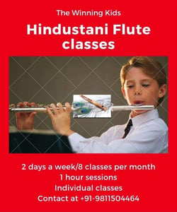 Winning Kids-Hindustani Flute classes