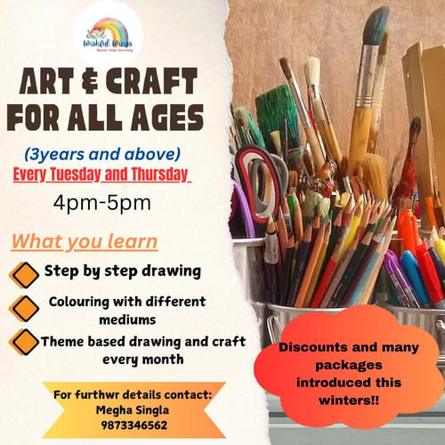 Wishful wings-Art & Craft Class for all ages