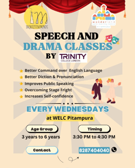 Wonderland Creating Happiness & Inquizitive Minds-Speech & Drama Classes