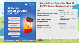 Wordbridge Language School-Spanish Crash Course For 10th