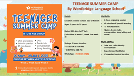 Wordbridge Language School-Teenager Summer Camp