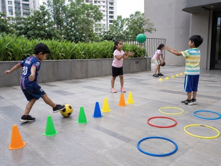 Ball skills circuit