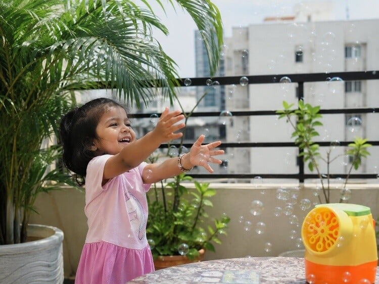 Bubble watching and popping 