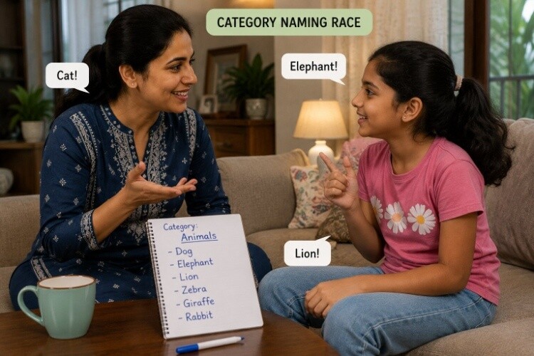 Category naming race