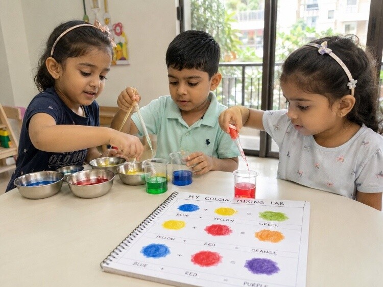 Colour mixing labs