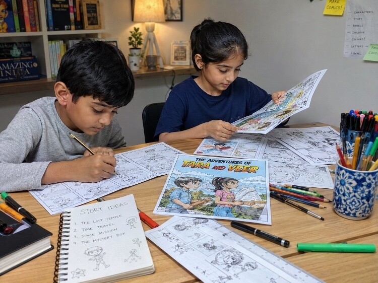 Comic book production