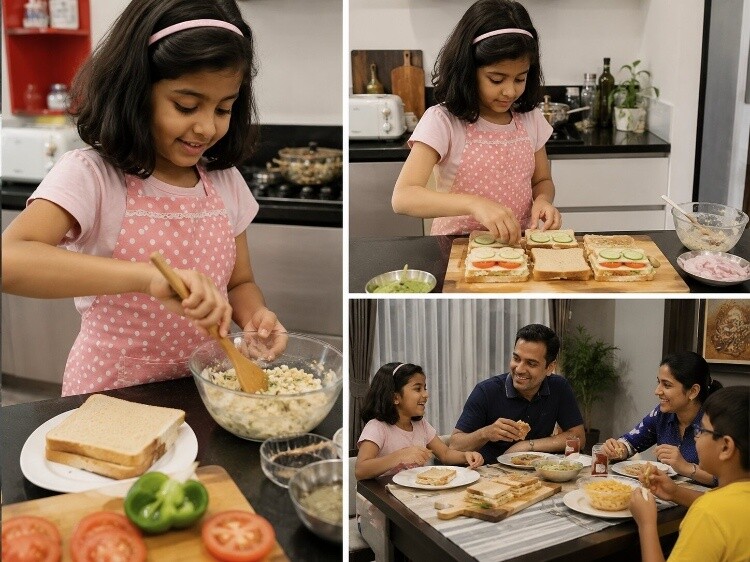 Cooking tasks with real outcomes