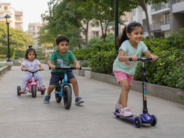 Cycling and scooting