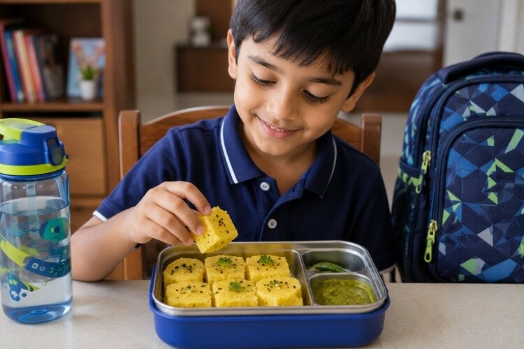 Dhokla cubes